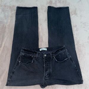 Abercrombie & fitch the 90s baggy low rise ripped jean W27/4L/L32